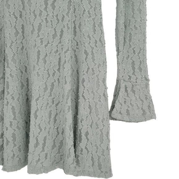 Free People Mint Full Lace Mini Dress - Picture 5 of 8